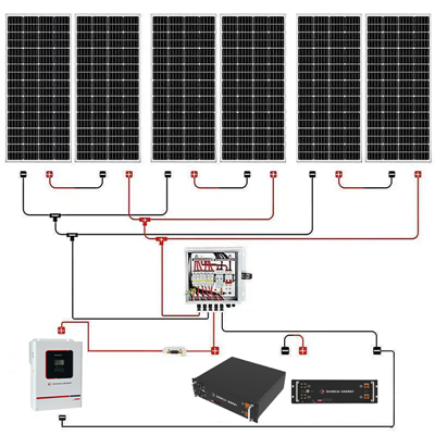 Saules enerģijas sistēmas 6KW hibrīda katla paneļu sistēmas pilns komplekts mājas enerģijas uzglabāšanai
